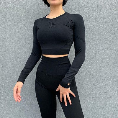 Aurafit Tight Quick-drying Fitness Seamless Yoga Clothes Suit