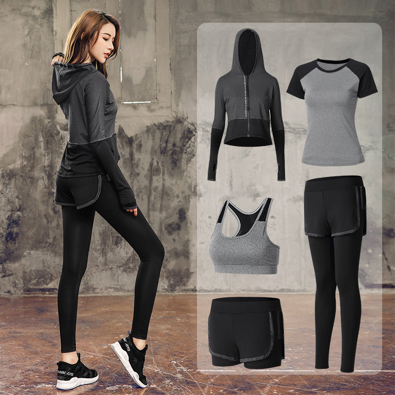 Aurafit ladies leggings styled with hoodie for casual everyday fashion look