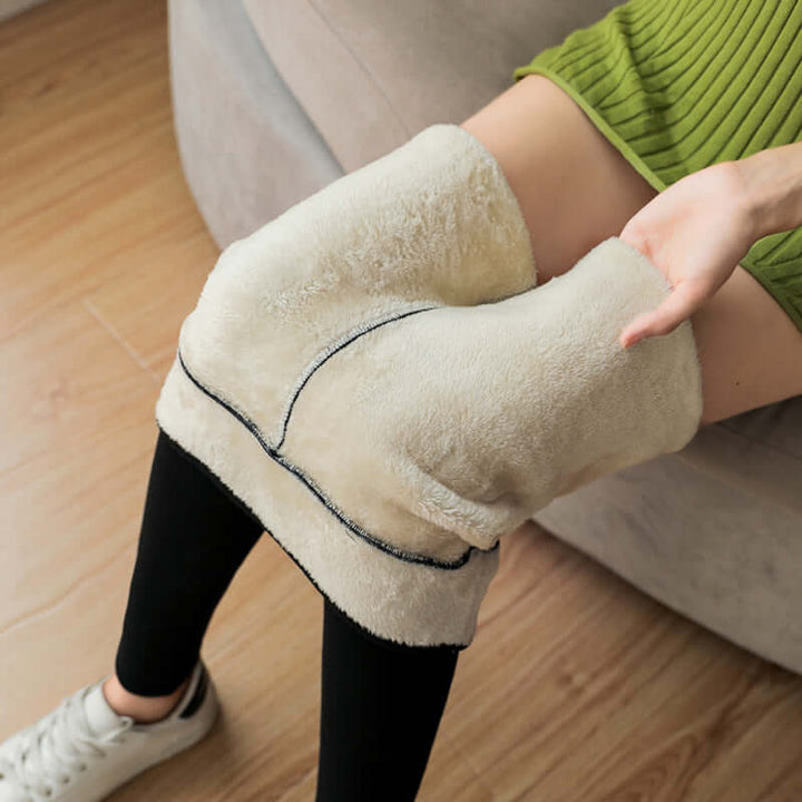  Aurafit Women’s Cashmere Leggings en tonos oscuros con forro suave, perfectas para comodidad y estilo.
