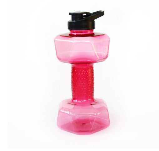 Aurafit Creative Dumbbell Fitness Water Bottle Filled Cup