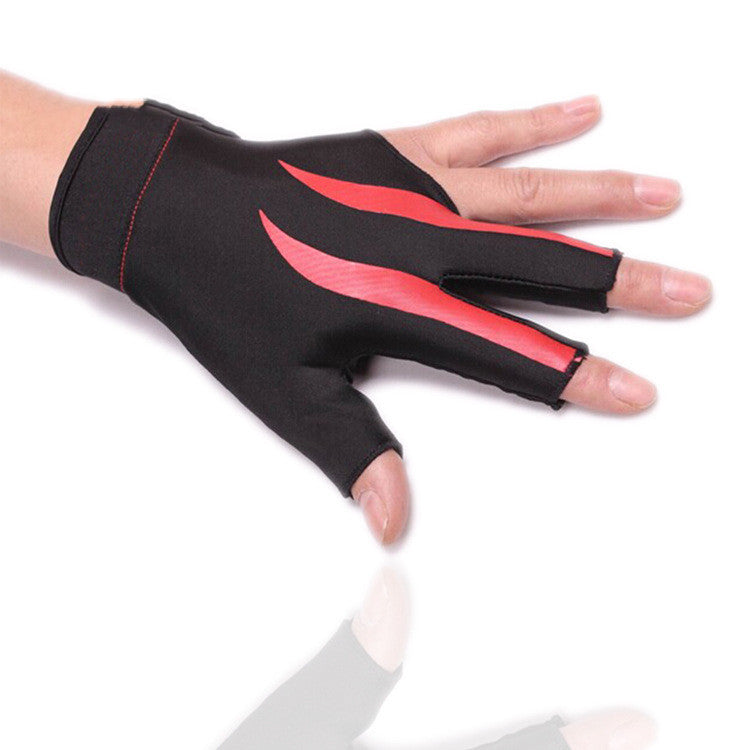 Aurafit1pc Billiards Three Finger Gloves Lycra Anti Skid Snooker