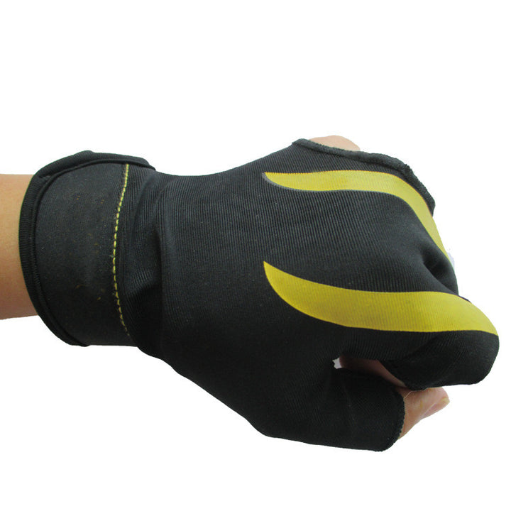 Aurafit1pc Billiards Three Finger Gloves Lycra Anti Skid Snooker