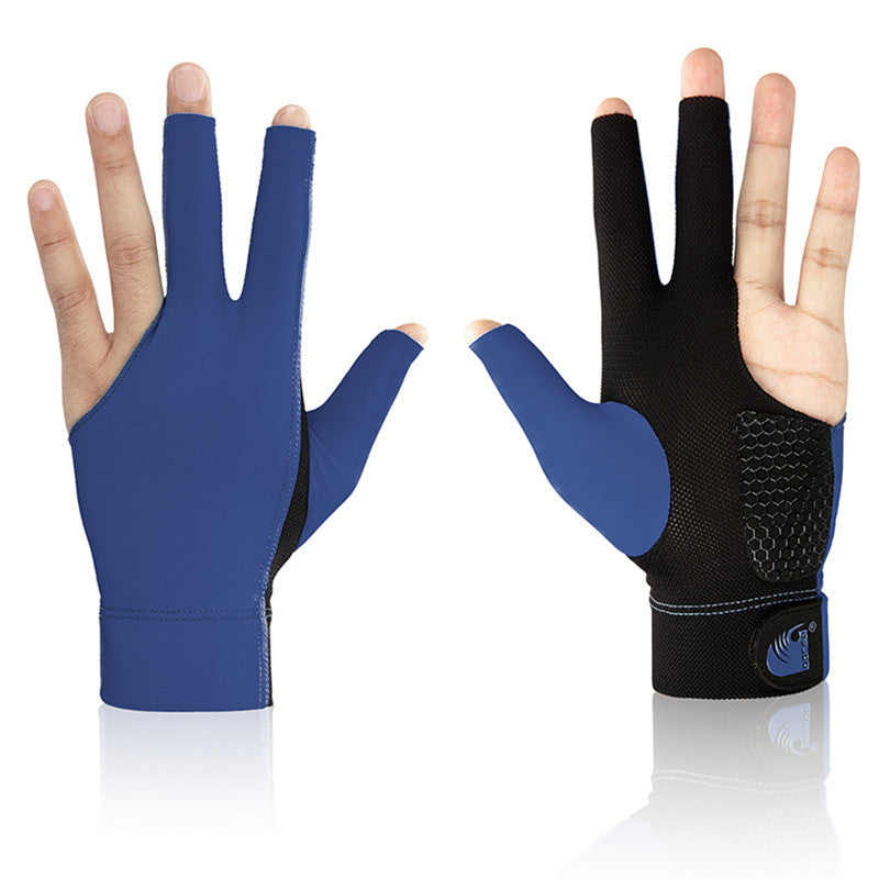 Aurafit1pc Billiards Three Finger Gloves Lycra Anti Skid Snooker