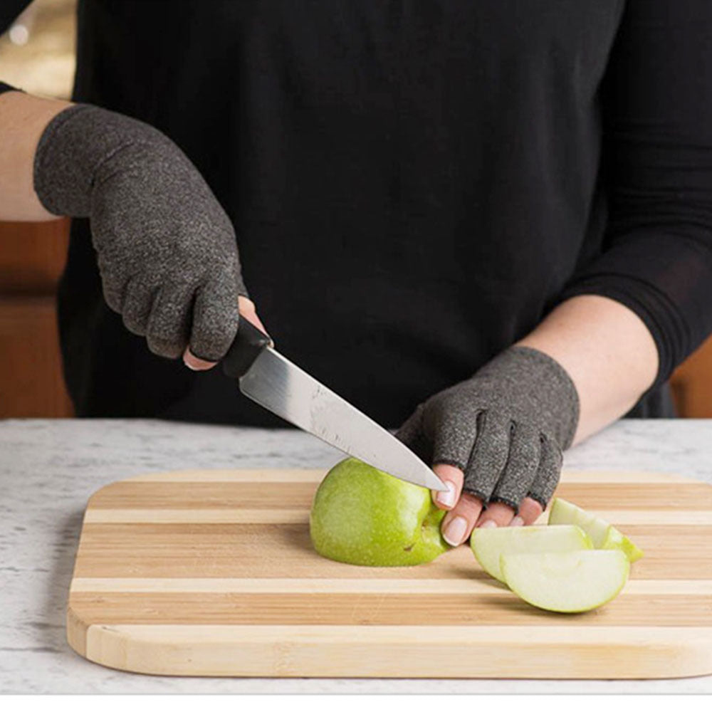 Aurafit Fingerless Pressure Gloves Arthritis Rehabilitation Training 