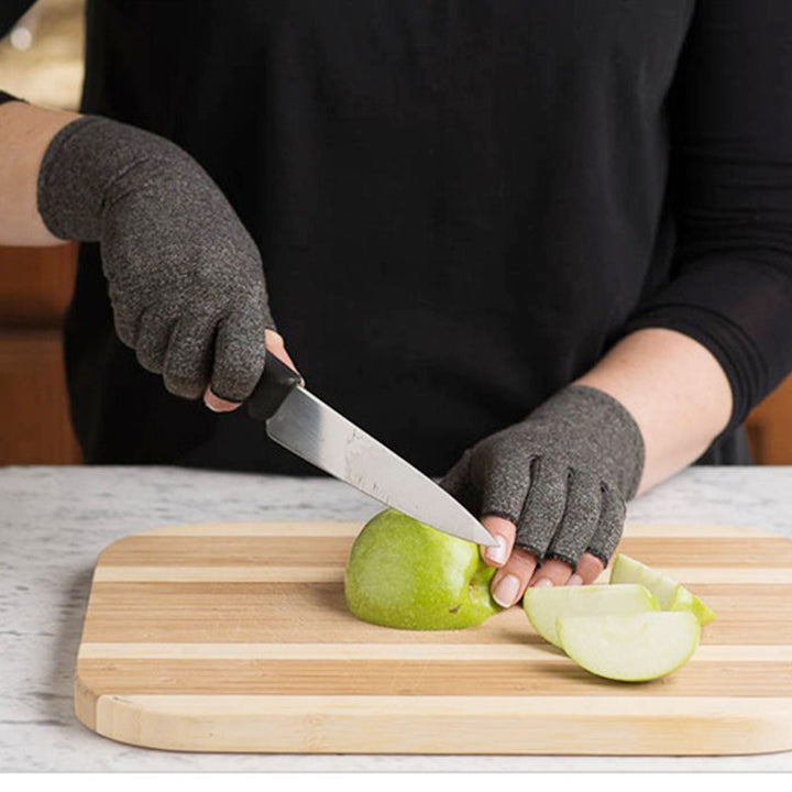 Aurafit Fingerless Pressure Gloves Arthritis Rehabilitation Training 