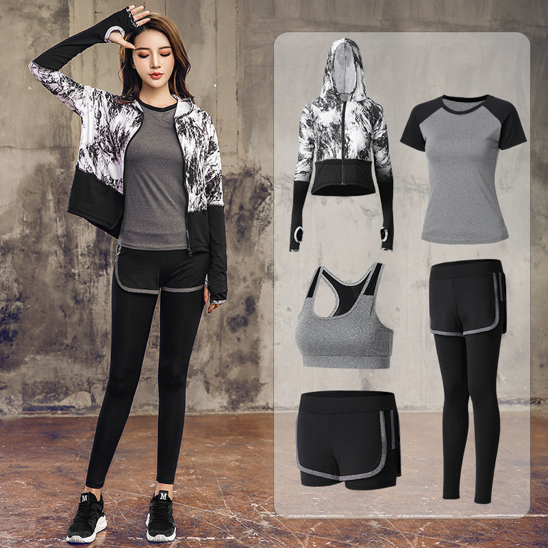 Aurafit ladies leggings styled with hoodie for casual everyday fashion look