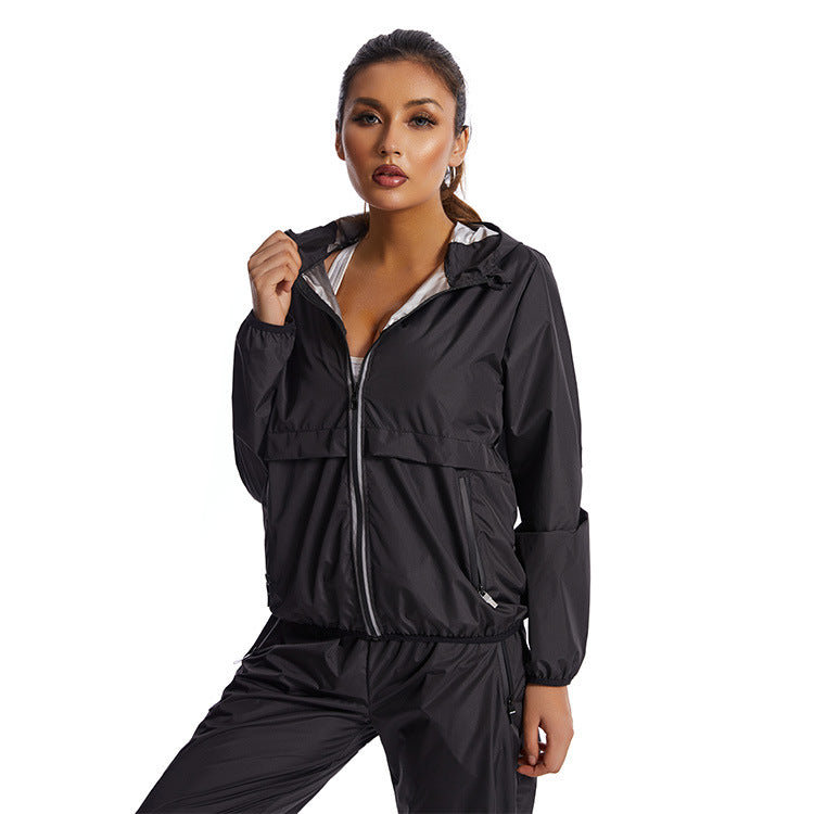 Aurafit ladies leggings styled with hoodie for casual everyday fashion look