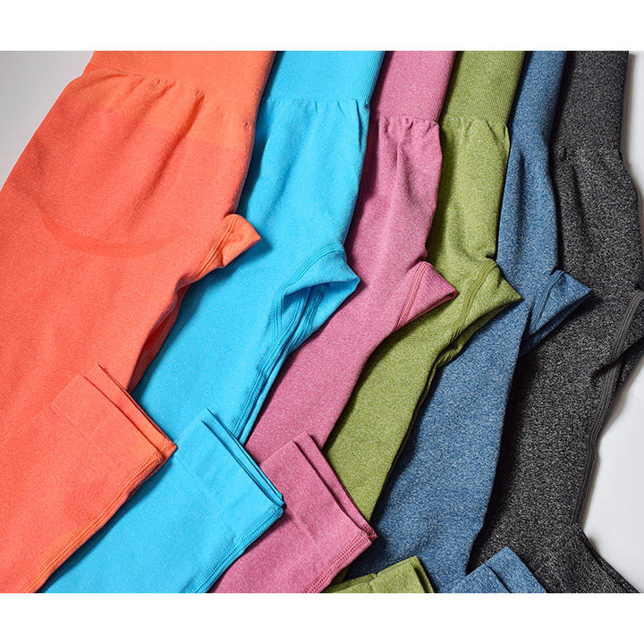 Aurafit Elastic tight yoga pants high waist hip fitness pants