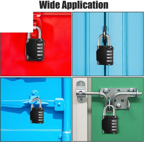 Aurafit Gym 4 Large Mechanical Combination Lock Toolbox Anti-theft