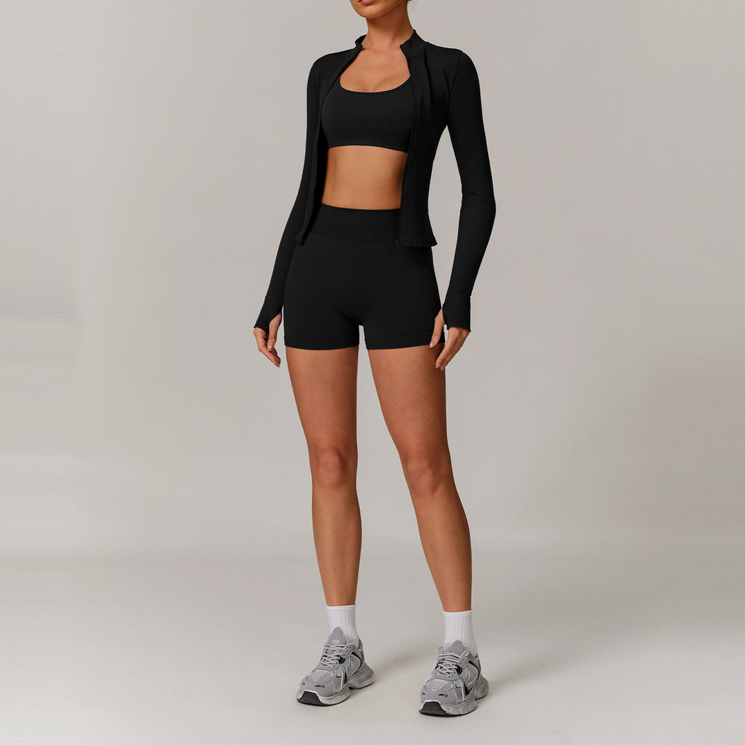 Aurafit Seamless Beauty Back Yoga Clothes Running Quick-drying Tight