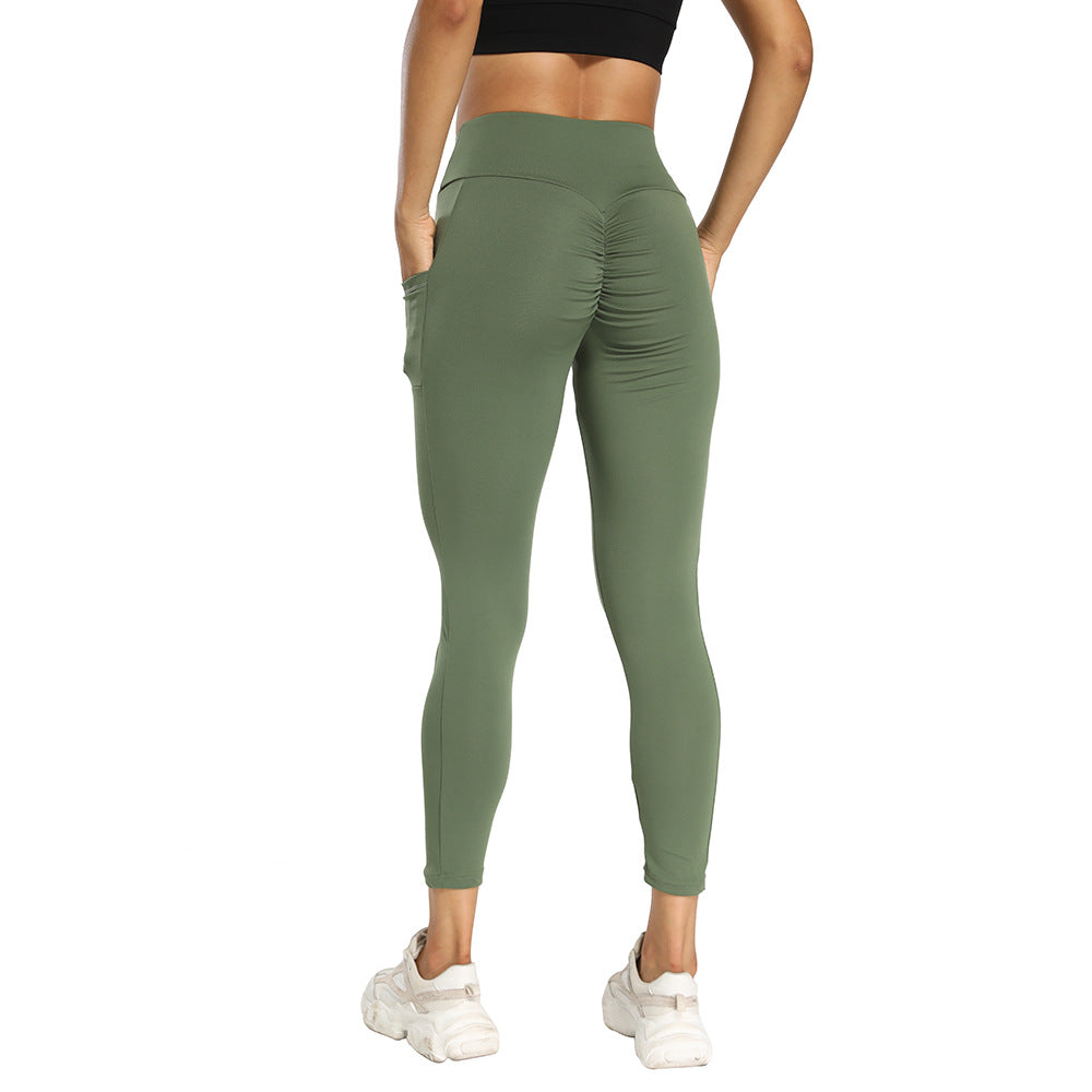 AurafitSports Yoga Leggings Hip Lifting Fitness Running Fitness Pants