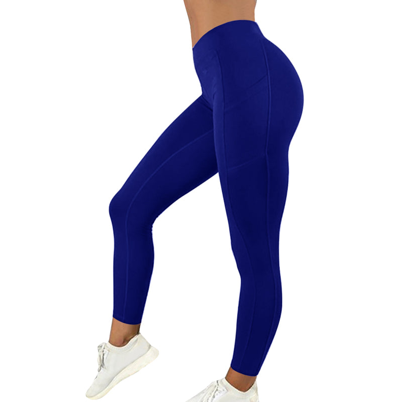 AurafitWomen's solid color pants fitness leggings