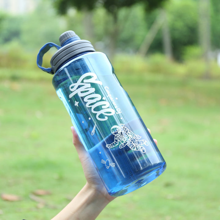 AurafitOutdoor Fitness Large Capacity Plastic Sports Water Bottle