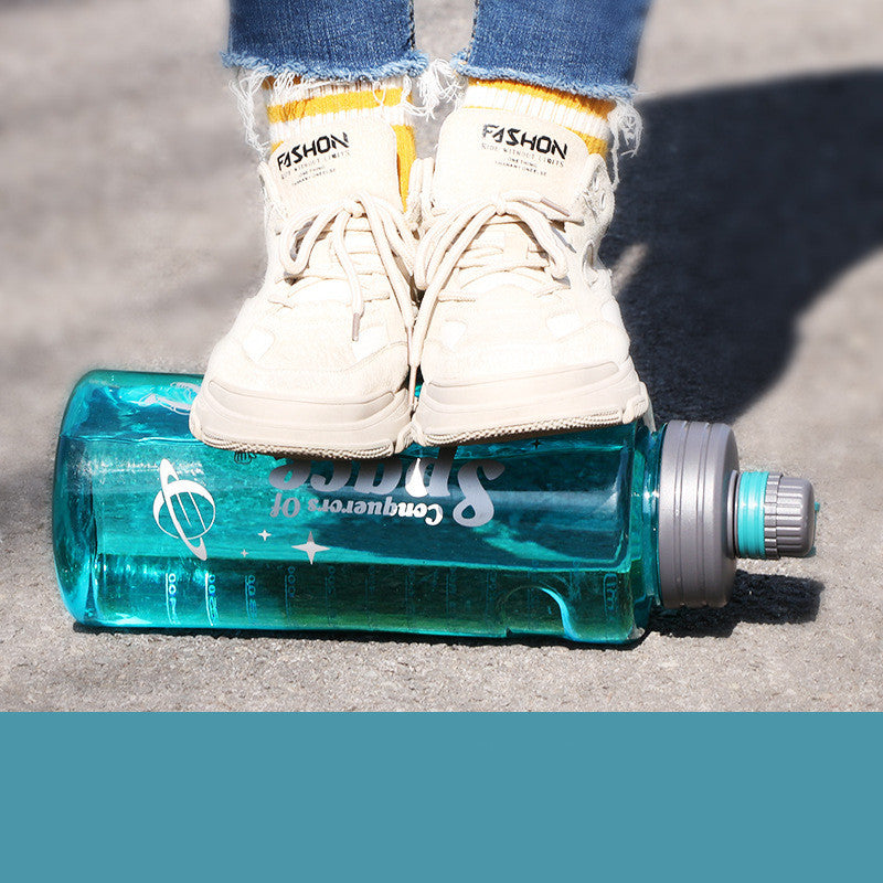 AurafitOutdoor Fitness Large Capacity Plastic Sports Water Bottle