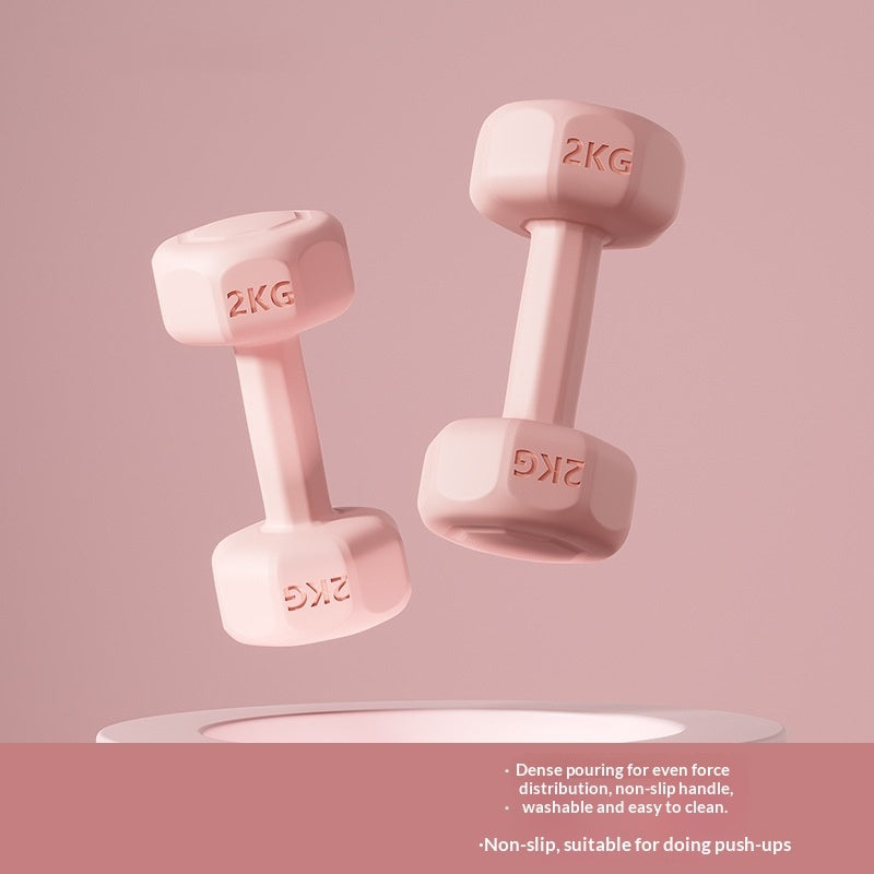Aurafit Home Gym Rubber-coated Dumbbells For Arm Training