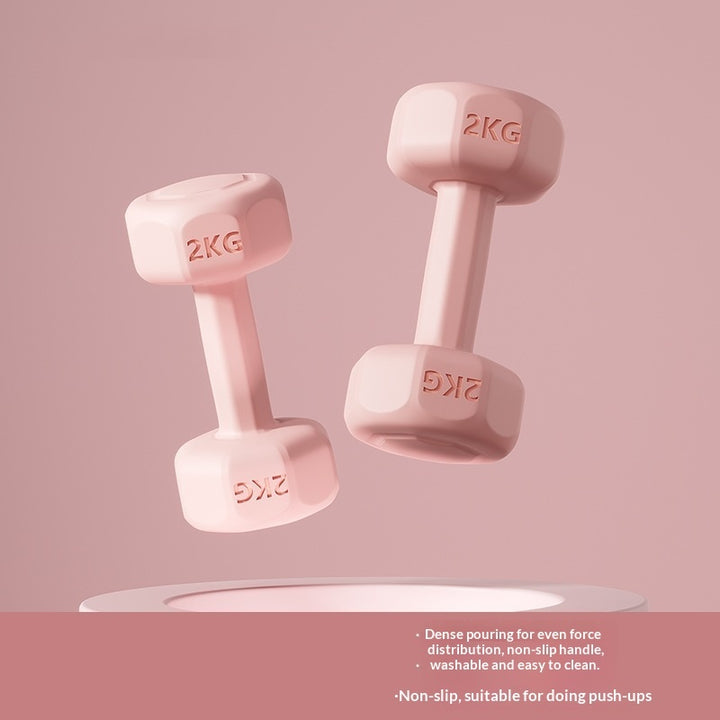 Aurafit Home Gym Rubber-coated Dumbbells For Arm Training