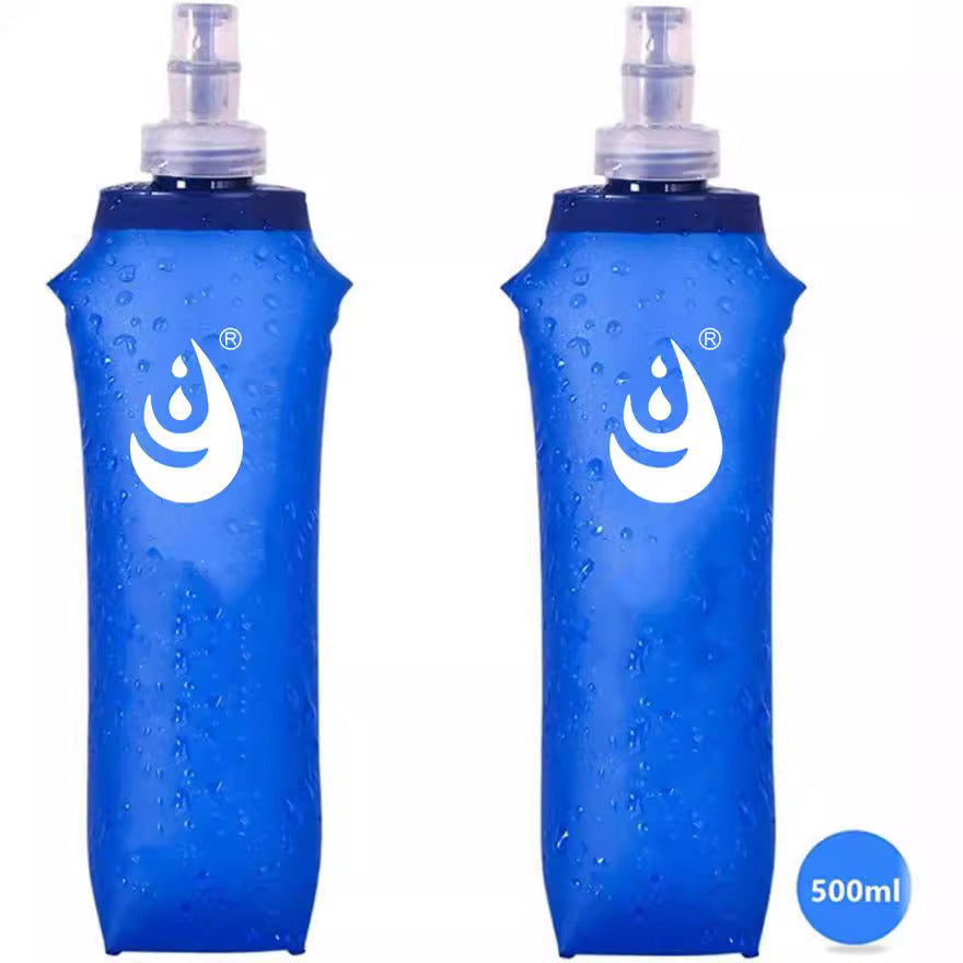 Aurafit Sports Soft Water Bottle Silicone Mouthpiece Fitness Cycling