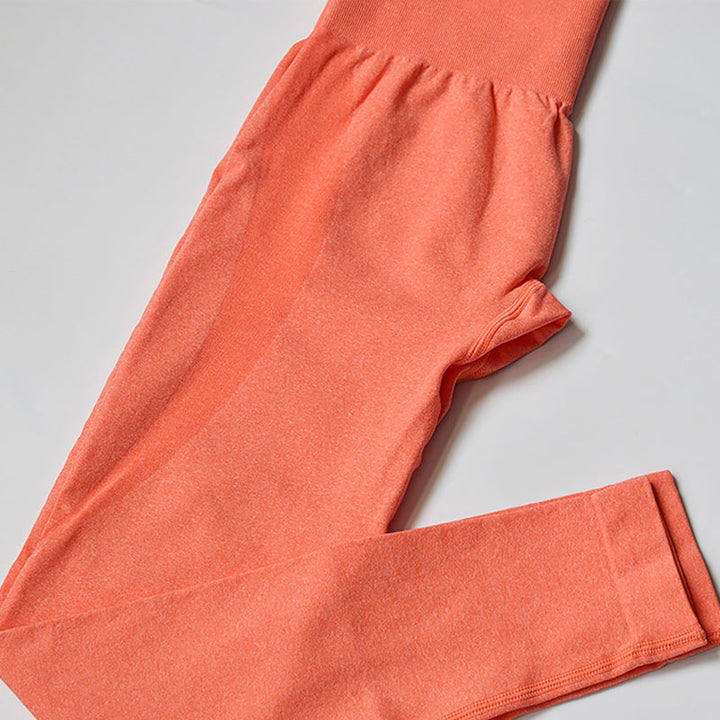 Aurafit Elastic tight yoga pants high waist hip fitness pants