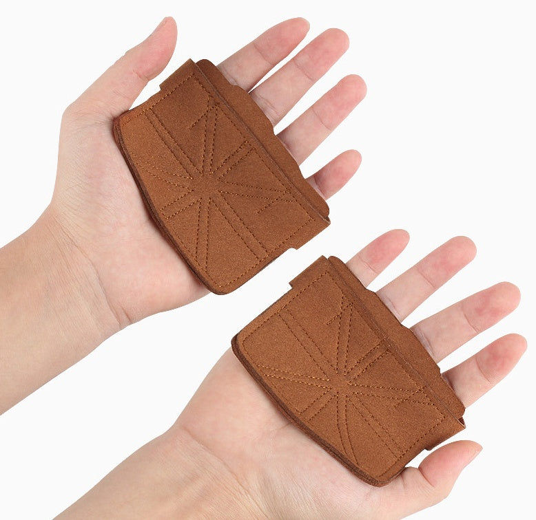 Aurafit Palm Guard Faux Leather Sports Weightlifting Gym Gloves