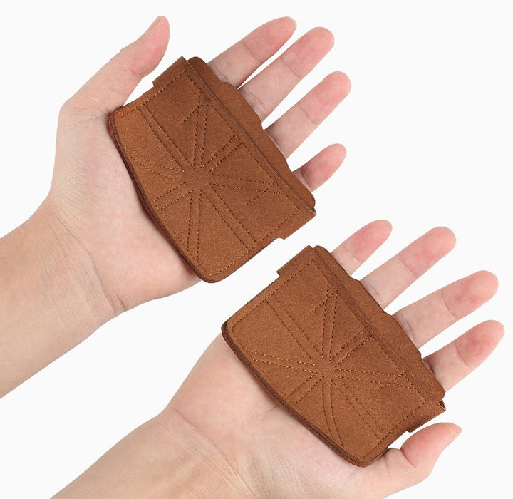 Aurafit Palm Guard Faux Leather Sports Weightlifting Gym Gloves