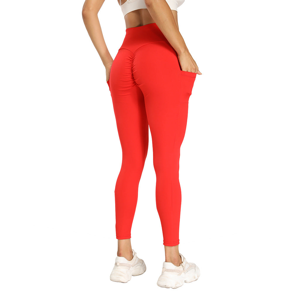 AurafitSports Yoga Leggings Hip Lifting Fitness Running Fitness Pants