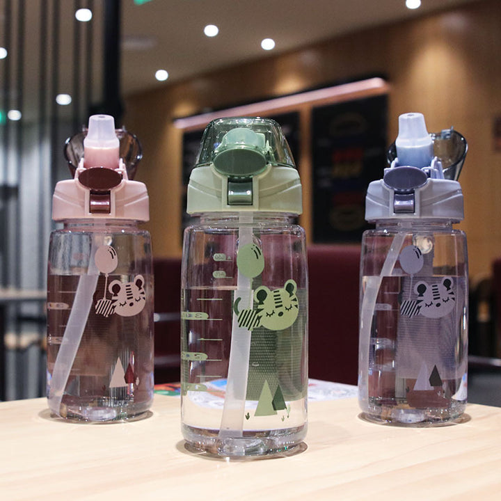 AurafitPlastic Cup Drop-resistant Student Outdoor Fitness Water Bottle