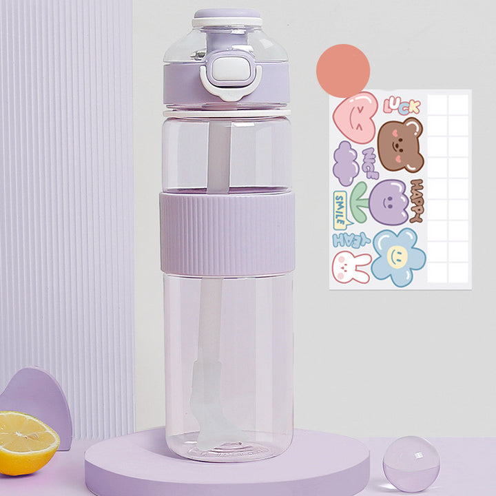 AurafitPlastic Fitness Sports Portable Water Bottle