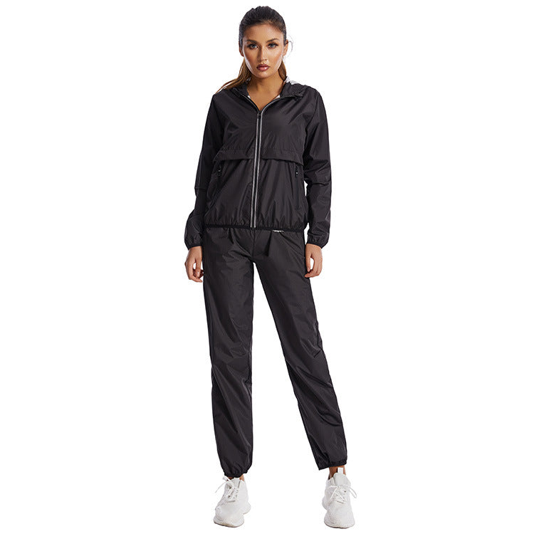 Aurafit ladies leggings styled with hoodie for casual everyday fashion look