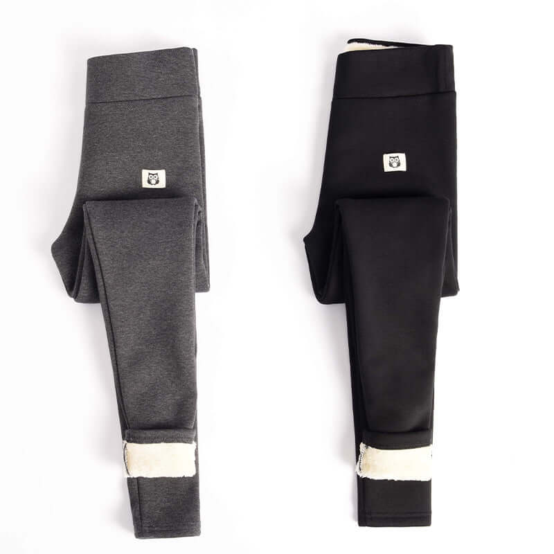  Aurafit Women’s Cashmere Leggings en tonos oscuros con forro suave, perfectas para comodidad y estilo.