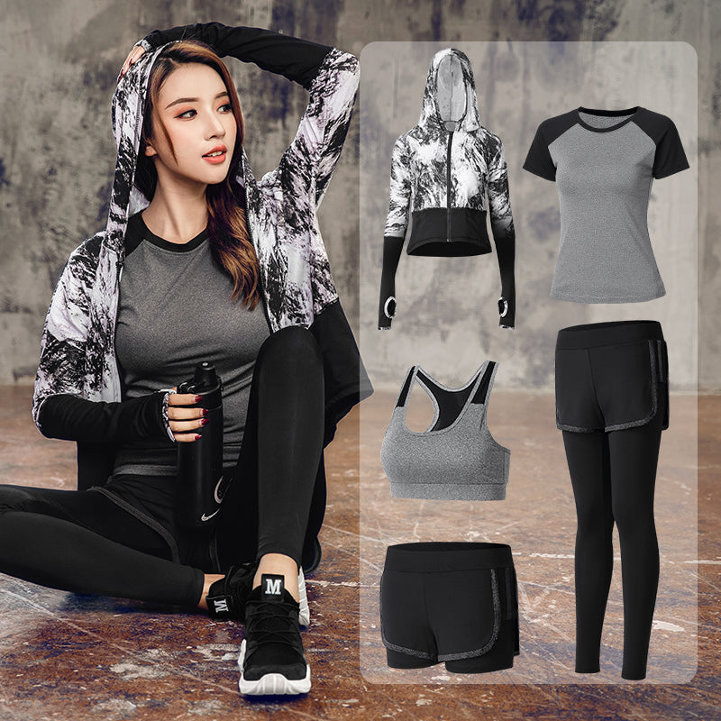 Aurafit ladies leggings styled with hoodie for casual everyday fashion look