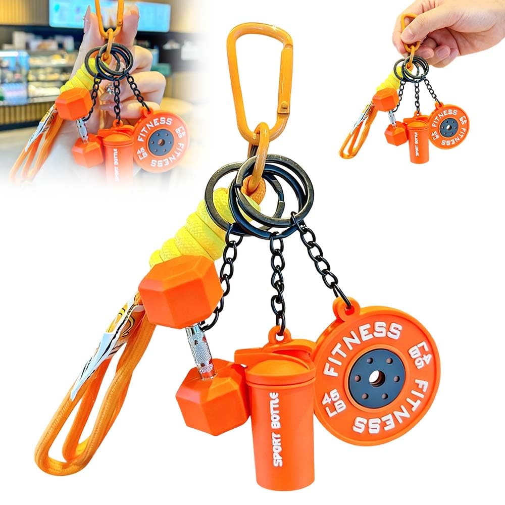 Aurafit  4-Pack Mini Gym Keychain Set