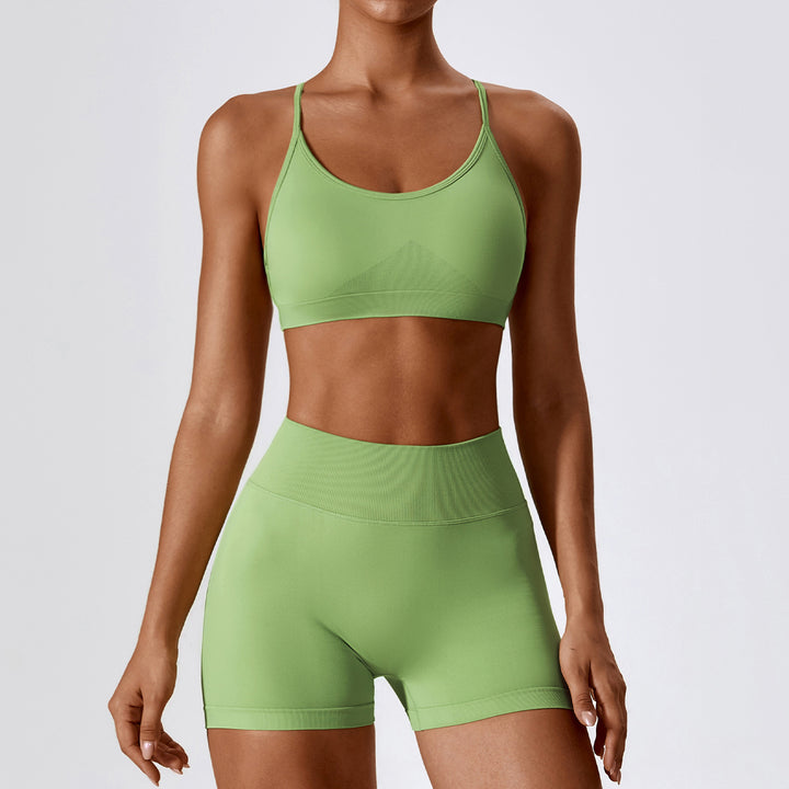 Aurafit Seamless Beauty Back Yoga Clothes Running Quick-drying Tight
