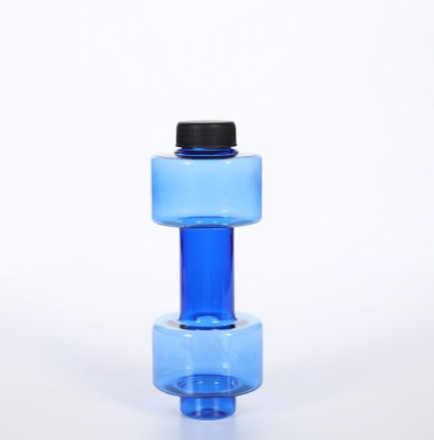 Aurafit Creative Dumbbell Fitness Water Bottle Filled Cup