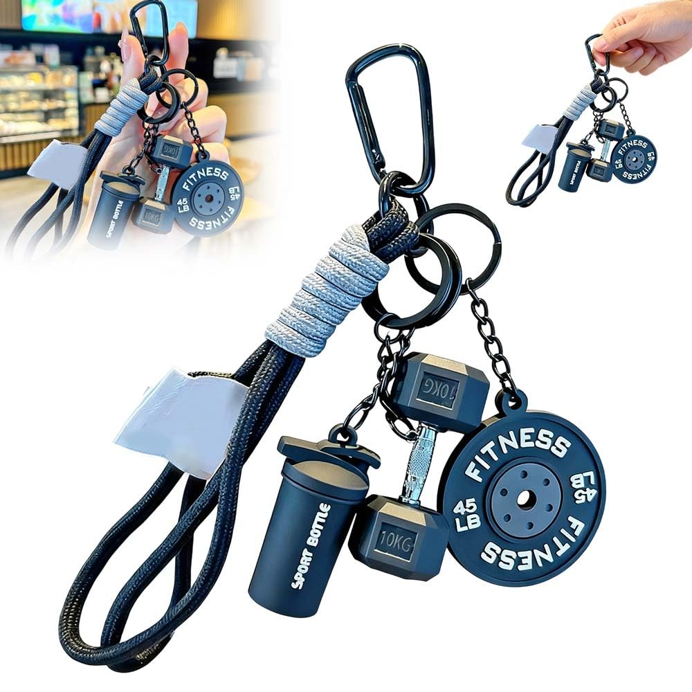 Aurafit  4-Pack Mini Gym Keychain Set