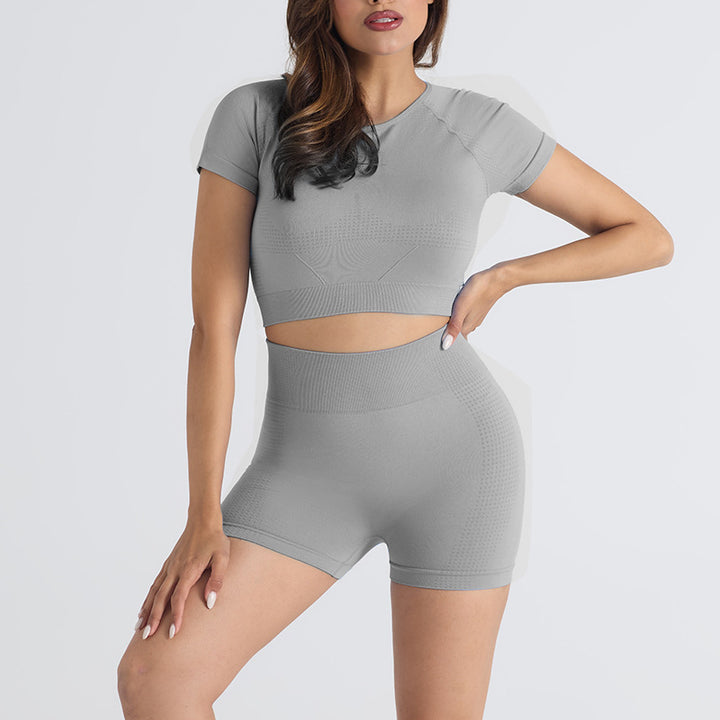 Aurafit Thread Outdoor Sports Fitness Clothes High Elastic Suit