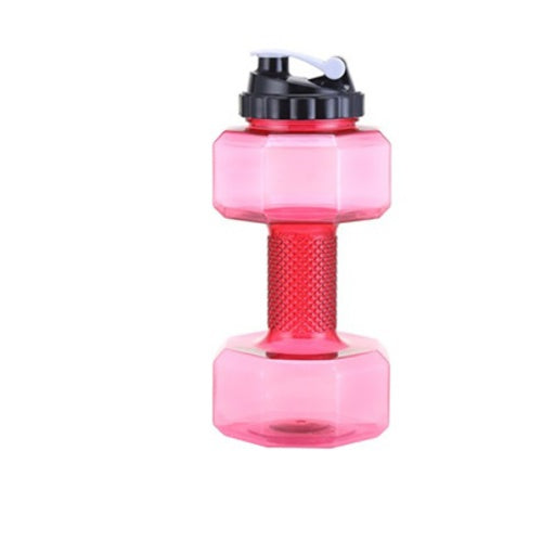 Aurafit Creative Dumbbell Fitness Water Bottle Filled Cup