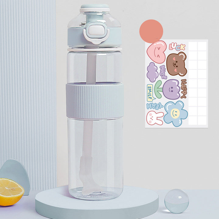 AurafitPlastic Fitness Sports Portable Water Bottle