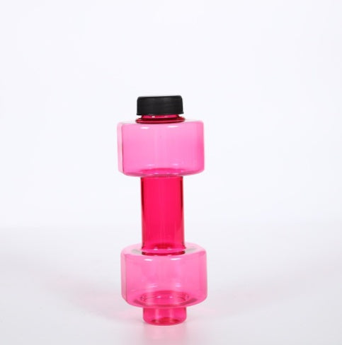 Aurafit Creative Dumbbell Fitness Water Bottle Filled Cup