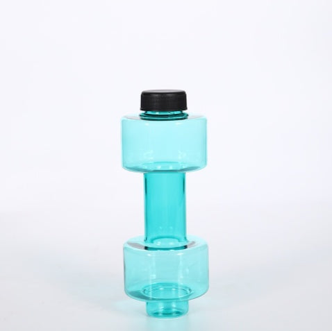 Aurafit Creative Dumbbell Fitness Water Bottle Filled Cup