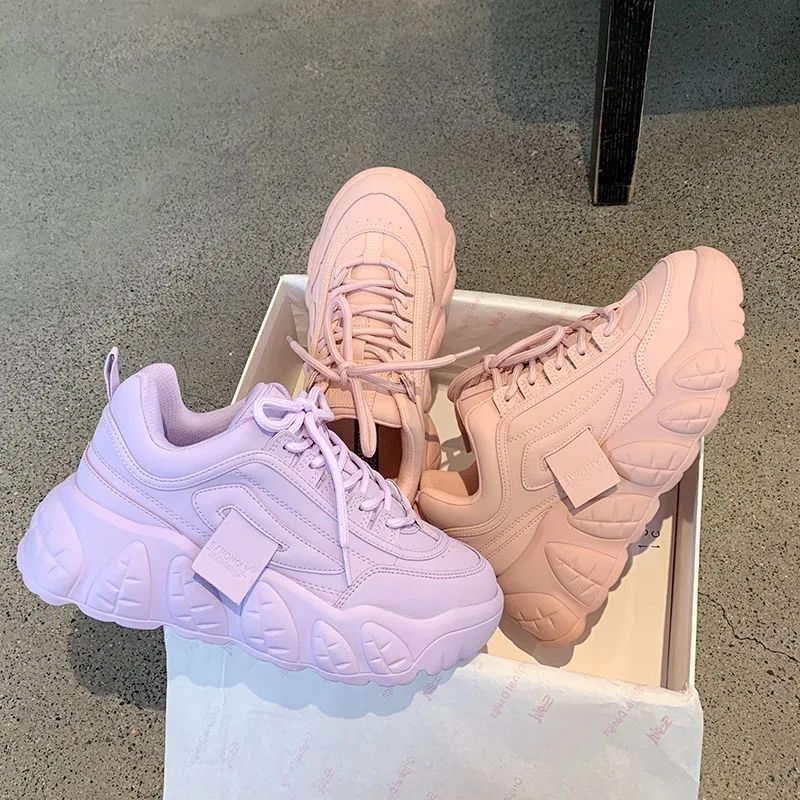 AurafitDaddy Shoes All-match Casual Platform Sneakers