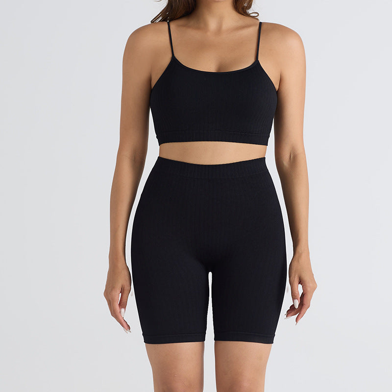 Aurafit Thread Outdoor Sports Fitness Clothes High Elastic Suit