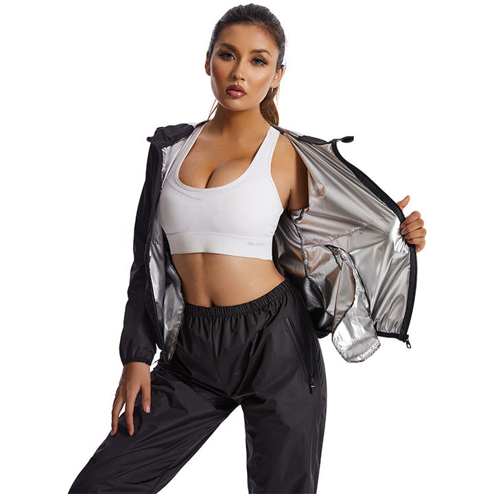 Aurafit ladies leggings styled with hoodie for casual everyday fashion look