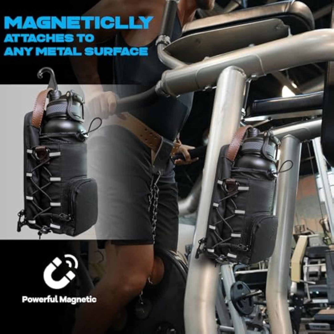 Aurafit Waterproof Gym Water Bottle Rack Fitness Portable Weekend 