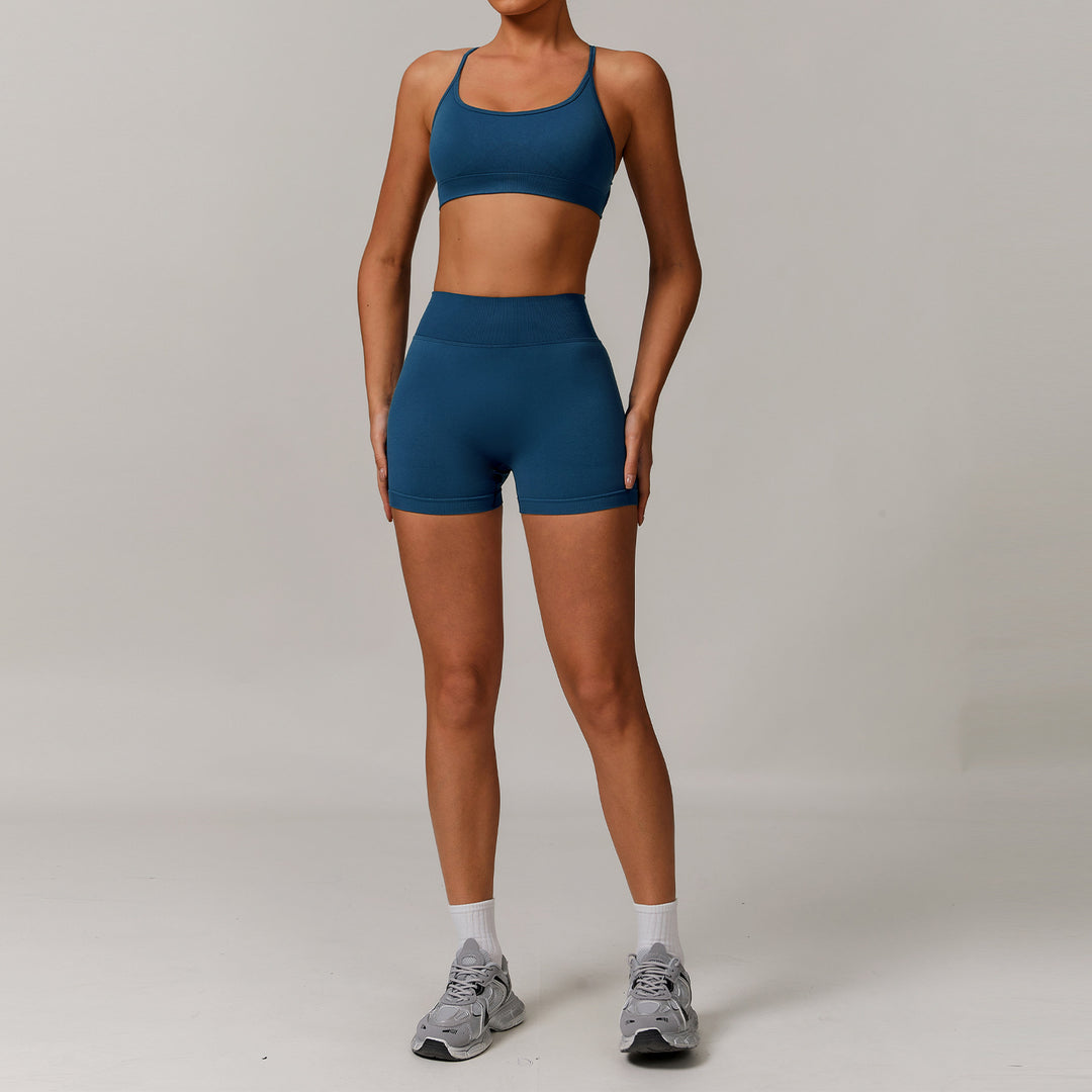 Aurafit Seamless Beauty Back Yoga Clothes Running Quick-drying Tight
