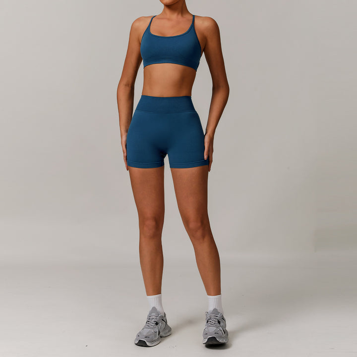 Aurafit Seamless Beauty Back Yoga Clothes Running Quick-drying Tight