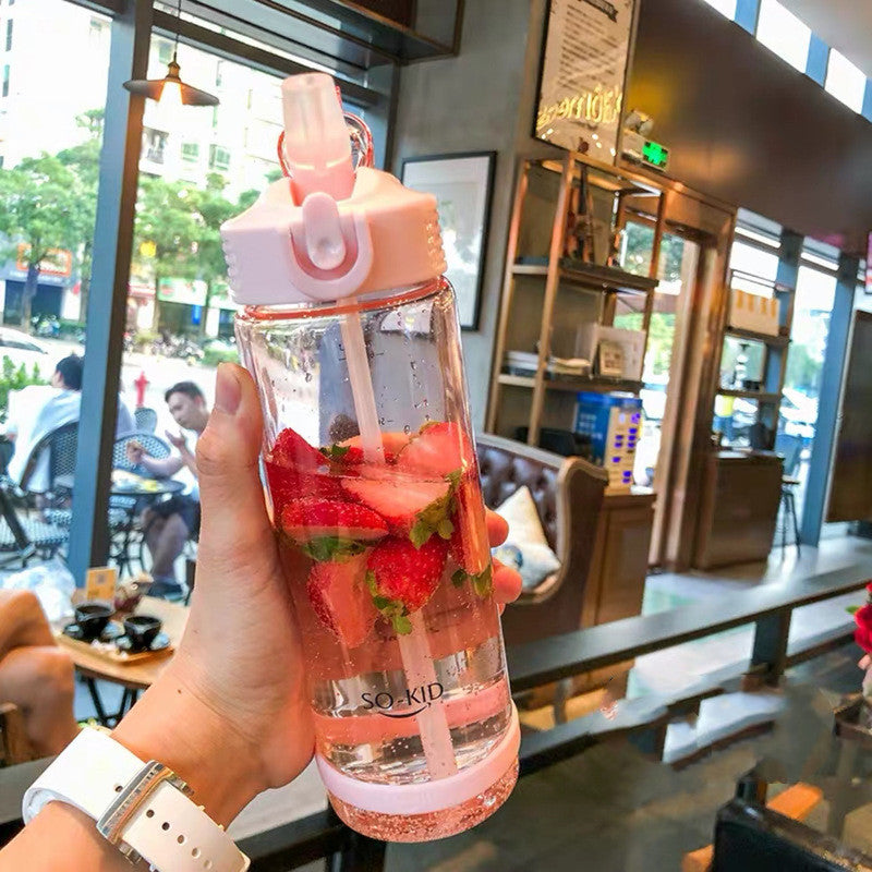 AurafitSummer Portable Fitness Water Bottle