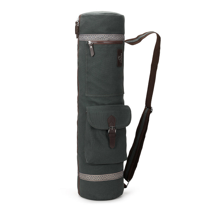 Aurafit One-shoulder Large Capacity Printed Canvas Gym Bag