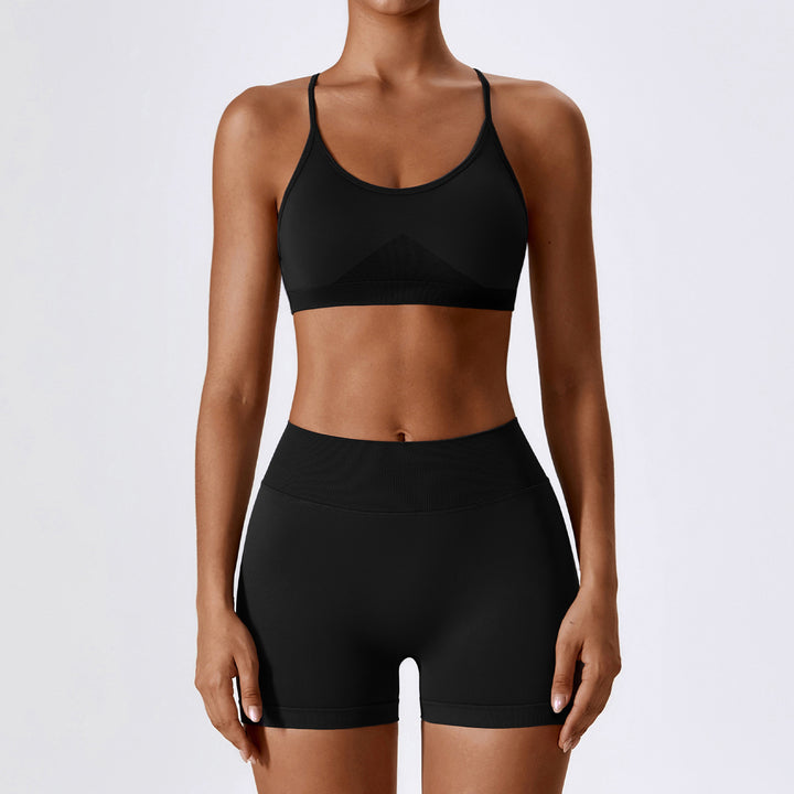 Aurafit Seamless Beauty Back Yoga Clothes Running Quick-drying Tight
