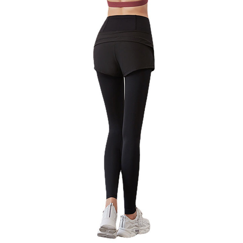 Aurafit Peach Fitness Pants Running Training Sports Bottoming Leggings