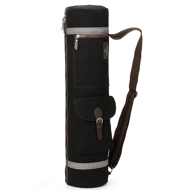 Aurafit One-shoulder Large Capacity Printed Canvas Gym Bag